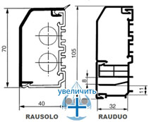 Плинтусные каналы REHAU RAUSOLO и REHAU RAUDUO для разводки и подключения труб RAUTITAN stabil к отопительным приборам - рис.5