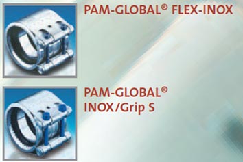 Соединительные элементы PAM-GLOBAL® FLEX-INOX, INOX/Grip S